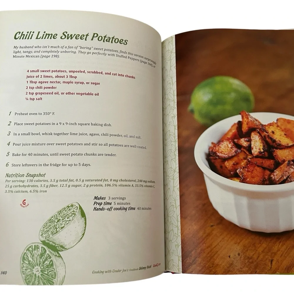 Trader Joe's Cookbook Skinny Dish Hardcover